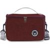 TUXUNQING Borsa termica pieghevole da 12 l, per picnic, viaggi e lavoro, borsa termica riutilizzabile, con maniglia per il trasporto, impermeabile, adatta per alimenti, bevande (rosso, 29 x 19 x 22 cm