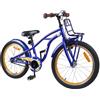TUERYAFEK Bicicletta da 16 pollici, telaio in acciaio nero