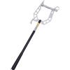 JUMPLAWN Acciaio Inox Gancio Telescopico 1,4 M Nero, per Barca | Asta Allungabile da 40cm, Facile da Bloccare e Sbloccare, Portatile, per Ormeggio e Passaggio Cima Stili multipli