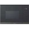 LG MG7Z2593BK Forno a microonde da incasso 25 litri, 900W finitura black e acciaio nero