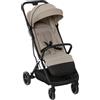Giordani G-Touch Passeggino Leggero 6.9 kg, Chiusura Automatica One-Touch, da 0 Mesi a 22 kg,Seduta Imbottita, Ruote con Sospensioni e Dettagli in Ecopelle, Compatto e Salvaspazio, Beige
