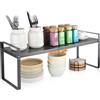 VINATO Mensola Cucina Regolabile (37-62 cm) - Scaffale Salvaspazio, Organizer Cucina Modulabile per Spezie, Barattoli, Libri