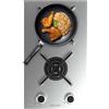 Cecotec Piastra a gas 2 fuochi Bolero Squad G 2400S Inox. 5,2 kW, Acciaio inossidabile, Griglie in ghisa, Bruciatore WOK Triple Corona, Accensione elettronica, Sicurezza delle valvole, Accessorio a