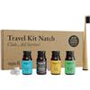 Big Man Natch Travel Kit Viaggio 4 Mini Dentifrici in Tavolette + 1 spazzolino