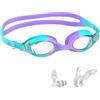 Seaflar Occhiali Nuoto Bambini da 3 a 14 anni, Anti-Fog con Visione Chiara | Protezione UV Guarnizione in Silicone, Piccolo Telaio Occhiali da Nuoto Unisex per Bambini