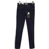 Levi's 711 Skinny Jeans Donna W26/L30 Blu Stretch Zip Fly Logo Mid Rise