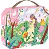 Janod - Puzzle Dama nella Natura - Puzzle 200 Pezzi in Cartone FSC - Sviluppa la Pazienza e la Concentrazione - Fabbricato in Francia - Puzzle per Bambini dai 7 Anni, J02547