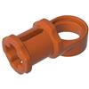 XYEIUGO GDS-1004 32126 Connettore asse e perno 1x2, Arancione scuro, 50 pezzi | Compatibile con LEGO 32126. Per completare set e creare modelli MOC o fai-da-te