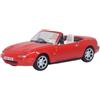 Oxford Diecast 76MAZ001 Mazda MX5 MK1 Open Classic Red OO Gauge