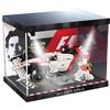 HCAEIOFJ Espositore in acrilico trasparente per icone Lego 10330 applicabile per icone McLaren MP4/4 e Ayrton Senna F1 Race Car scatola regalo (solo vetrina) (sfondo + luce superiore)