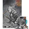 JIANGENNF Puzzle per adulti da 1000 pezzi di Wukong giocattolo educativo difficile con Babbo Natale 38x26cm