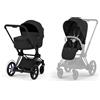 Cybex Platinum Duo E-Priam Telaio Matt Black Cybex New Generation - Comfort Collection Sepia Black