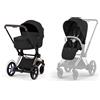 Cybex Platinum Duo E-Priam Telaio Rose Gold Cybex New Generation - Comfort Collection Sepia Black