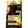 Schwarzkopf Palette Oleo, colorazione permanente copertura professionale capelli bianchi, 3-10 Castano Naturale, confezione singola