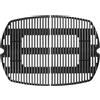 WELL GRILL 7646 - Griglia in ghisa per Weber Q3200 Q3000 Q320 Q300, 63,5 x 45 cm, griglia in ghisa per Weber 57060001 586002 404341, pezzi di ricambio per barbecue a gas, 2 pezzi