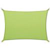 Floordirekt Tenda parasole impermeabile 3 x 3 m, verde chiaro, rettangolare, per giardino, terrazza e balcone, resistente ai raggi UV e alle intemperie