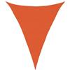 vidaXL Vela Parasole 160 g/m² Triangolare Arancione 3x4x4 m in HDPE