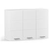 APICIZON Armadietto pensile da bagno, bianco | Armadietto pensile da bagno, 90 x 31 x 60 cm, per cucina, soggiorno e officina