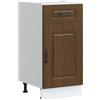 vidaXL Base da Cucina Kalmar Rovere Marrone in Legno Multistrato