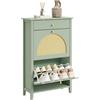 SoBuy Scarpiera Salvaspazio - 2 Ante 1 Cassetto 62x25x97cm Ingresso