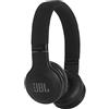 JBL E45BT Cuffie Wireless Sovraurali, Cuffie On-Ear universali Pieghevoli Bluetooth con Microfono Integrato, Comandi sul padiglione, fino a 16 Ore di Autonomia, Nero