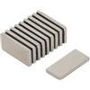 FIRST4MAGNETS N42 Magneta Neodimio Per Arti, Mestieri, Produzione Di Modelli, Fai -Da -Te, Hobby, Ufficio E Casa - 20mm x 10mm x 2mm Di Spessore - Pacchetto - Pacco Di 10