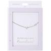 Depesche Collana da donna con ciondolo a forma di cuore, argento o oro, regolabile in 42-47 cm, in diverse varianti con simboli, lettere o segno zodiacale, Filigran, Acciaio inossidabile, Nessuna