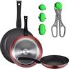 San Ignacio Confezione da 3 veline Ø20/24 e 28 cm + spugna multiuso la crepa con 4 stampi
