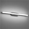Klighten Lampada da Specchio Bagno 14W 60cm IP44 Bianca Fredda 6000K, Nero | Alluminio + Ferro + Acrilico, 910 Lumen, Luce Specchio LED Bagno, Moderno, Resistente agli schizzi IP44