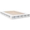 vidaXL Giroletto Bianco 140x200 cm in Legno Multistrato