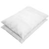 HABITA 33 HOME Coppia Federe Coordinate 100% Cotone Bianco | Lenzuola Letto Traspirante ed Anallergico Biancheria da Letto e Federe Coordinate 100% Cotone