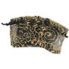 YFZYT 100 Pezzi Sacchetti Organza con Coulisse, Sacchetti Gioielli Sacchetti Regalo per Gioielleria Nozze Favore Festa - 9x12 cm/3.54x4.72 pollici, Nero#1