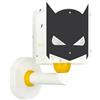 Dalber Applique da parete per bambini Dark Hero Supereroi, Nero