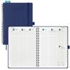 BEZEND Planner 2026-2027 settimanale e mensile (spirale 15,2 x 21,6 cm), anno accademico giornaliero, con linguette (26 luglio-27 dicembre), fogli orari, carta spessa, tasca portaoggetti, copertina