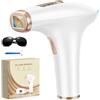 Haarlosy Epilatore Luce Pulsata IPL con Finestra Grande 5cm², 3 Funzioni HR/SC/RA, Modalità Manuale e Automatica, 9 Livelli di Energia, 999900 Flash per Donna e Uomo, Viso Corpo Bikini IFE03
