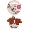 NICI Brushy 62927 - Morbido Spaniel di Peluche, per Coccole e Giochi, per Bambini e Adulti, Fantastica Idea Regalo, 5 cm, Marrone