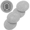 ANKROYU 5 pezzi di lime elettriche di ricambio per la cura dei piedi, cuscinetti di ricambio per Pedi Vac, delicati accessori per levigatrice elettrica (grigio)