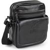 Lois Borsa da uomo in ecopelle, stile moderno, pratica ed elegante. Borsa a tracolla da uomo in ecopelle, ideale per viaggi e lavoro, urbana e funzionale.