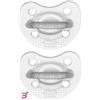 CHICCO (ARTSANA SPA) CHICCO GOMMOTTO SILICONE CRYSTAL 2-6 MESI 2 PEZZI