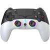 Wusvive Controller di gioco per PS5 con luci LED, microfono e pulsanti | Materiale ABS, effetti LED dinamici, microfono incorporato, funzioni personalizzate, 18x14x7cm, per giochi competitivi