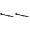 Gardena Sistema Micro-Drip Supporto Tubo: per Fissare e Guidare Il Tubo di distribuzione o di gocciolamento nel Terreno, per Tubi di Diametro 4,6 mm (3/16 Pollici), Contenuto: 15 Pezzi (13218-20)