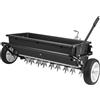 VEVOR Spargiconcime da Traino capacità 45 kg e Ruote da 25,4cm per ATV UTV, Larghezza Spandimento di 0,81m, Seminatrice da Giardino a Diffusione Aeratore Terreno con Attacco Universale per Semina
