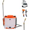 RURIS POWER FOR NATURE RURIS RSE500 Spruzzatore a spalla Elettrico 5L 12V 4h 4 Ugelli Giardino | Autonomia di 4 ore a batteria e 4 ugelli intercambiabili per tutti i trattamenti