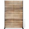 IdealHouse Parete frangivista autoportante in Metallo, per Giardino, 120 x 183 cm | Recinzione decorativa in metallo come divisorio, protezione dal vento per balcone, terrazza e giardino, con