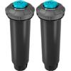 Gardena Sprinklersystem Irrigatore Pop-up SD30: sistema di irrigazione pop-up per prati piccoli fino a 30 m², gittata 1,5-3 m, con ugello, filetto femmina 1/2 pollici (8241-20) (Confezione da 2)