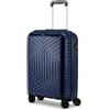 Ciak Roncato R Roncato Hexa Trolley S 4R Polipropilene ultra leggero, misura bagaglio a mano (BLU NAVY 21)