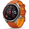 Garmin Orologio Fenix 9 Pro Amoled 47mm Inreach Arancio/grigio, Taglia: UNI, arancio/grigio