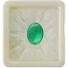 55Carat Smeraldo naturale calibrato, pietra preziosa sciolta, forma ovale, cabochon, guarigione dei chakra, pietra portafortuna del Toro, segno zodiacale astrologico, 10 carati