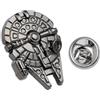 Generic Spilla a forma di astronave Millennium Falcon, Small, Zinco, Zinco, bianco