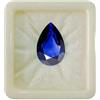 55Carat Zaffiro blu naturale a forma di pera, pietra preziosa sfaccettata, calibrata, guarigione dei chakra, pietra portafortuna, astrologia, creazione di gioielli, fatto a mano, 10 carati